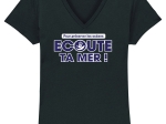 T-Shirt V - Script - Femme