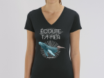 T-Shirt V - Baleine - Femme