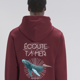 Sweat à Capuche Zippé - Baleine - Unisexe