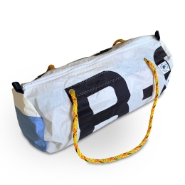 Sac de Sport Polochon blanc avec numéro